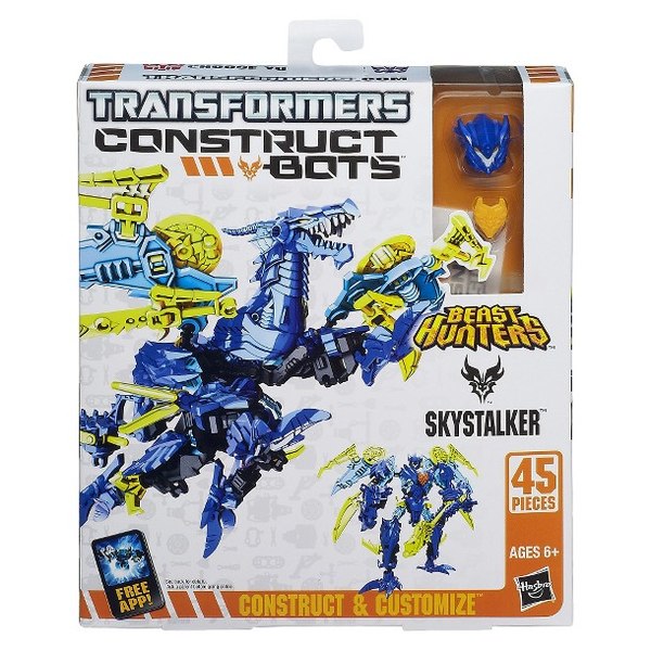 Transformers Prime Beast Hunters Construct Bots Wave 1 Optimus Prime, Shockwave, Sky Stalker Image  (9 of 9)